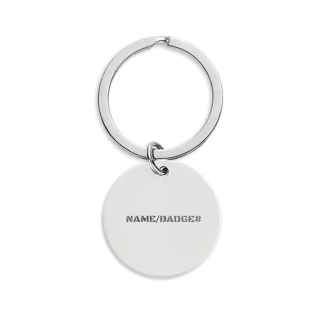 Stainless Steel Round Keychain (Engraving)