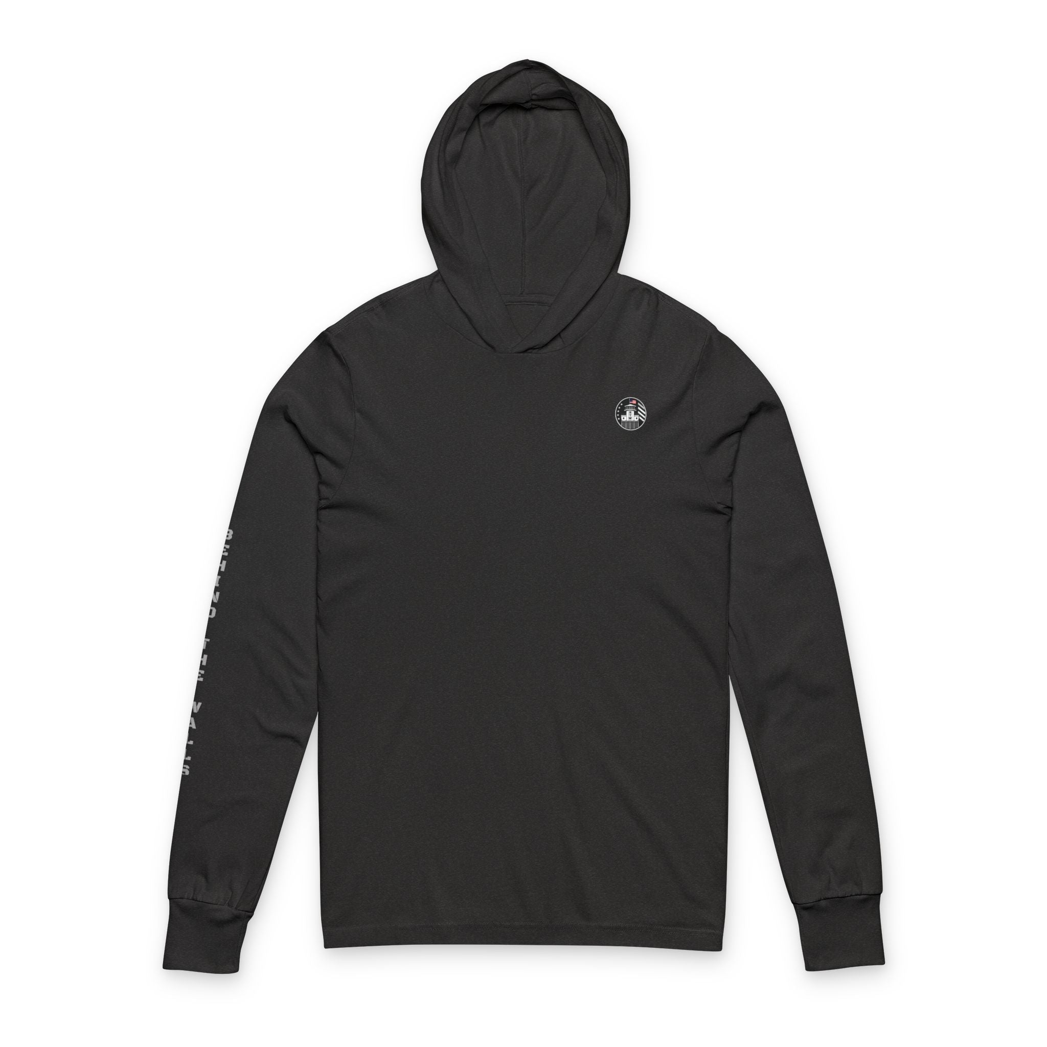 HOODED LONG SLEEVE GYM SHIRT