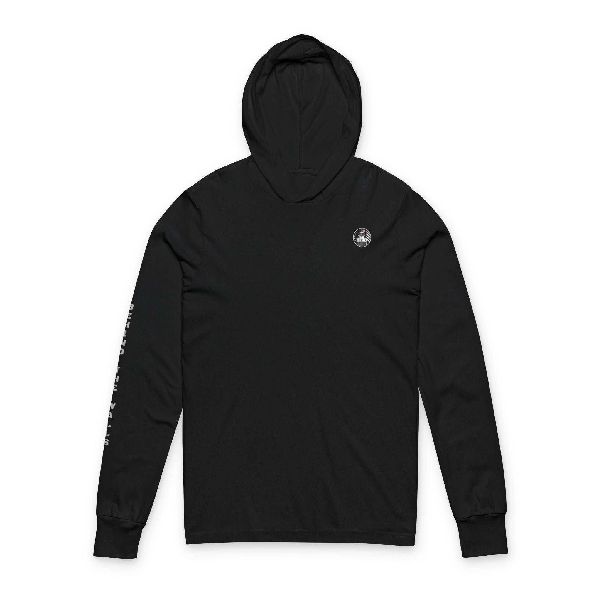 HOODED LONG SLEEVE GYM SHIRT