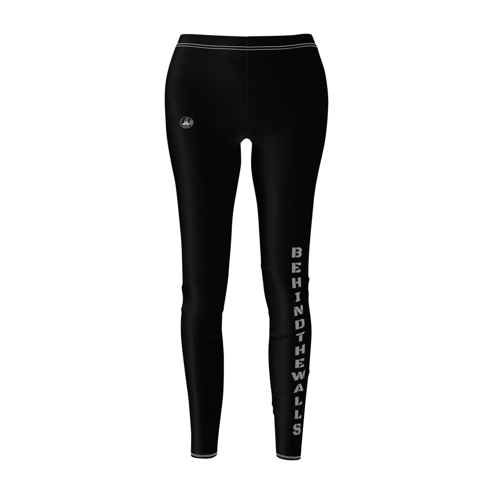 Women’s slim fit leggings — BLK W/BTW