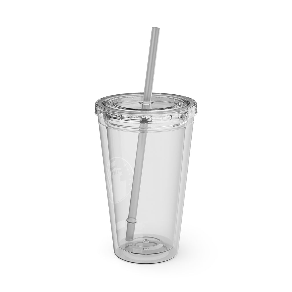 BTW — Tumbler with Straw, 16oz