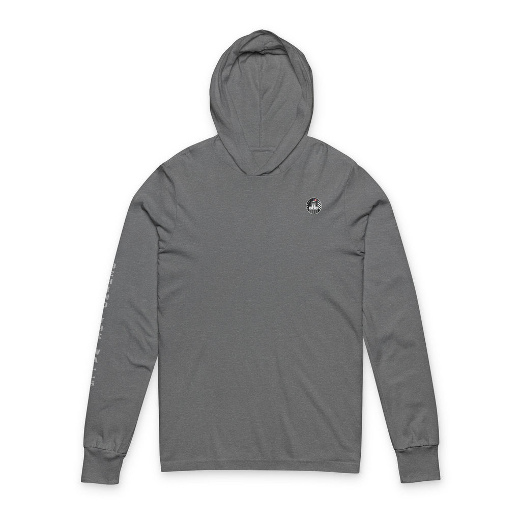 HOODED LONG SLEEVE GYM SHIRT