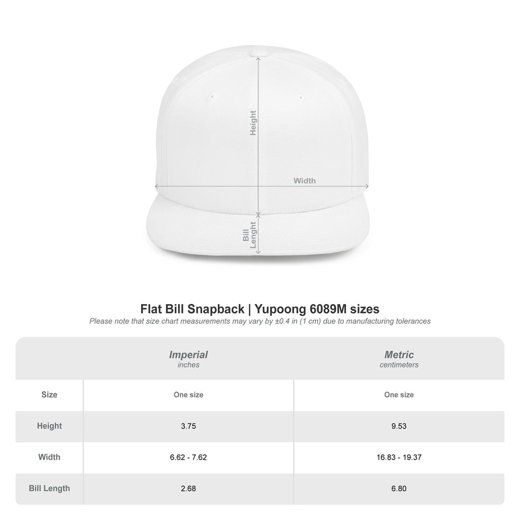 SNAPBACK MINIMAL HAT — BLK
