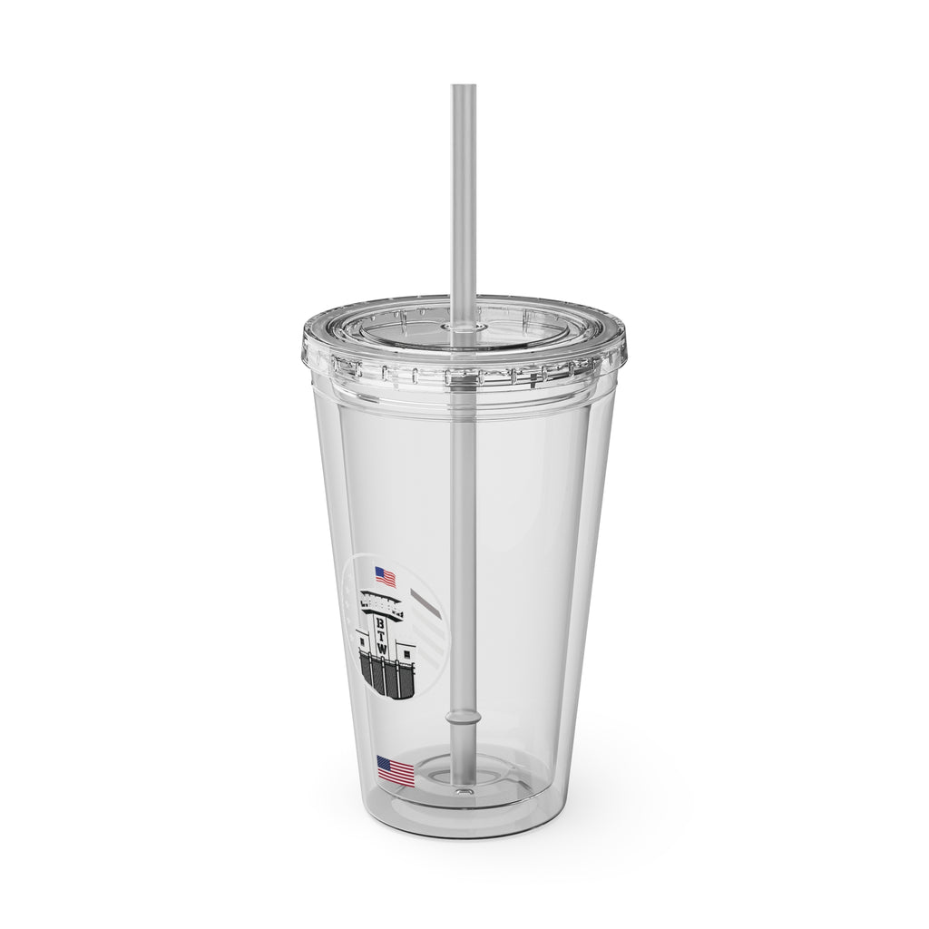 BTW — Tumbler with Straw, 16oz