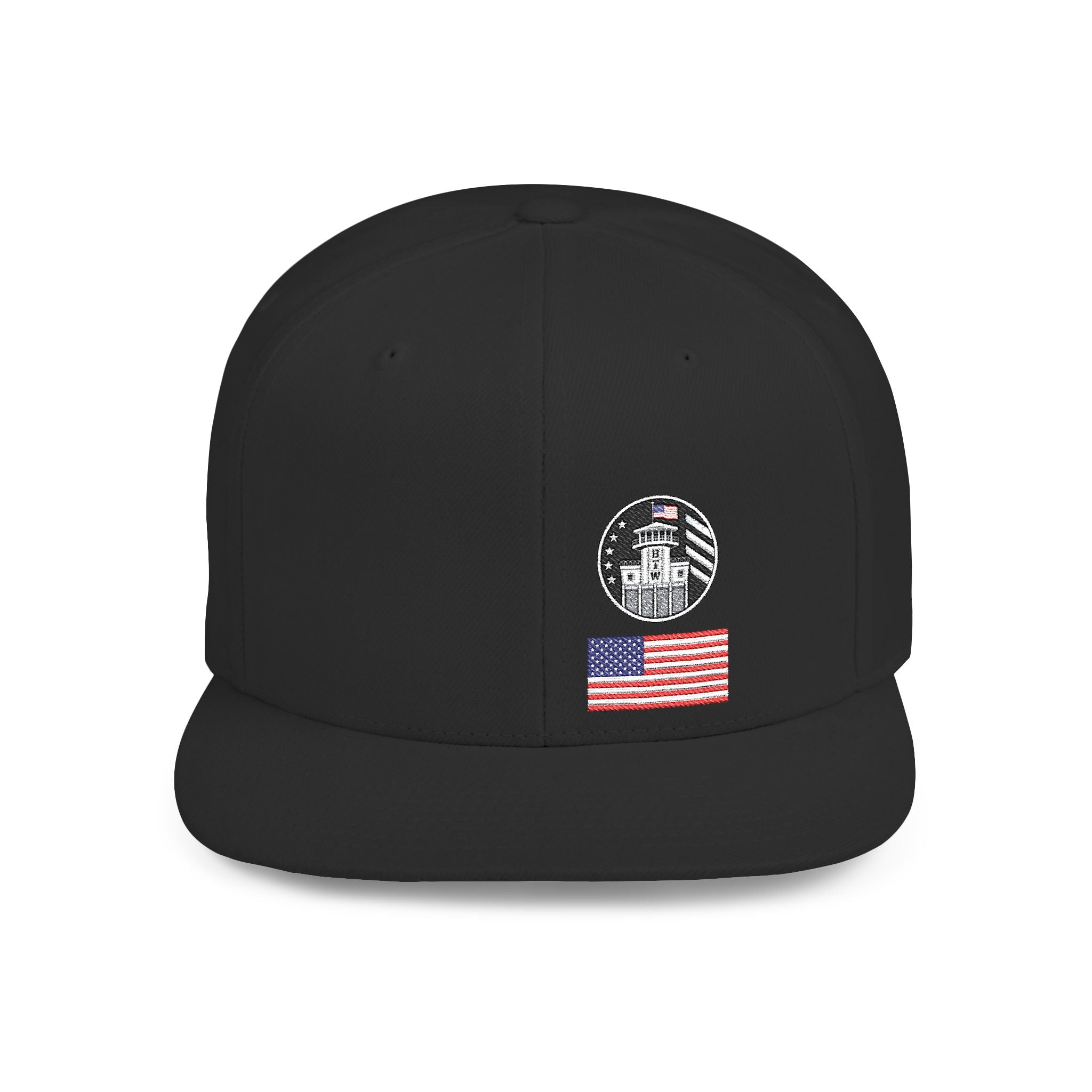 SNAPBACK MINIMAL HAT — BLK